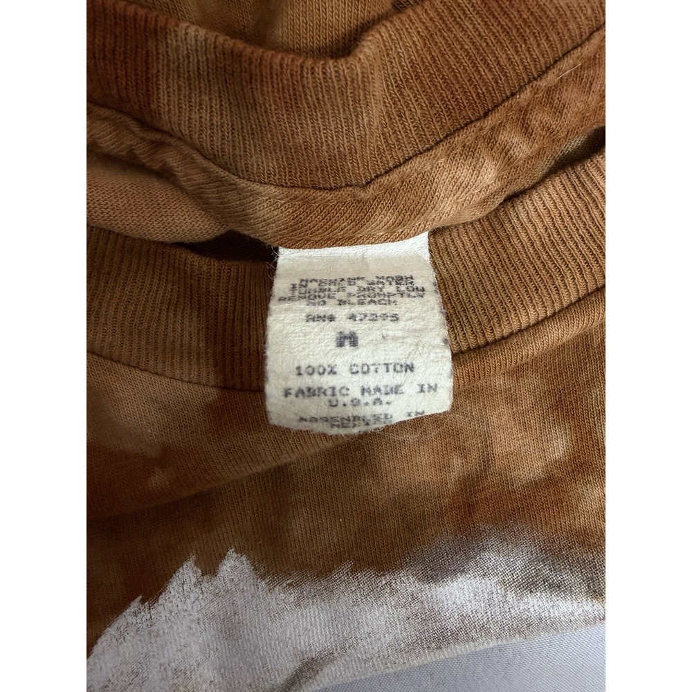 The Mountain Eagle T-Shirt Brown Men's Size Medium Y2K VTG 90's USA - Picture 6 of 6